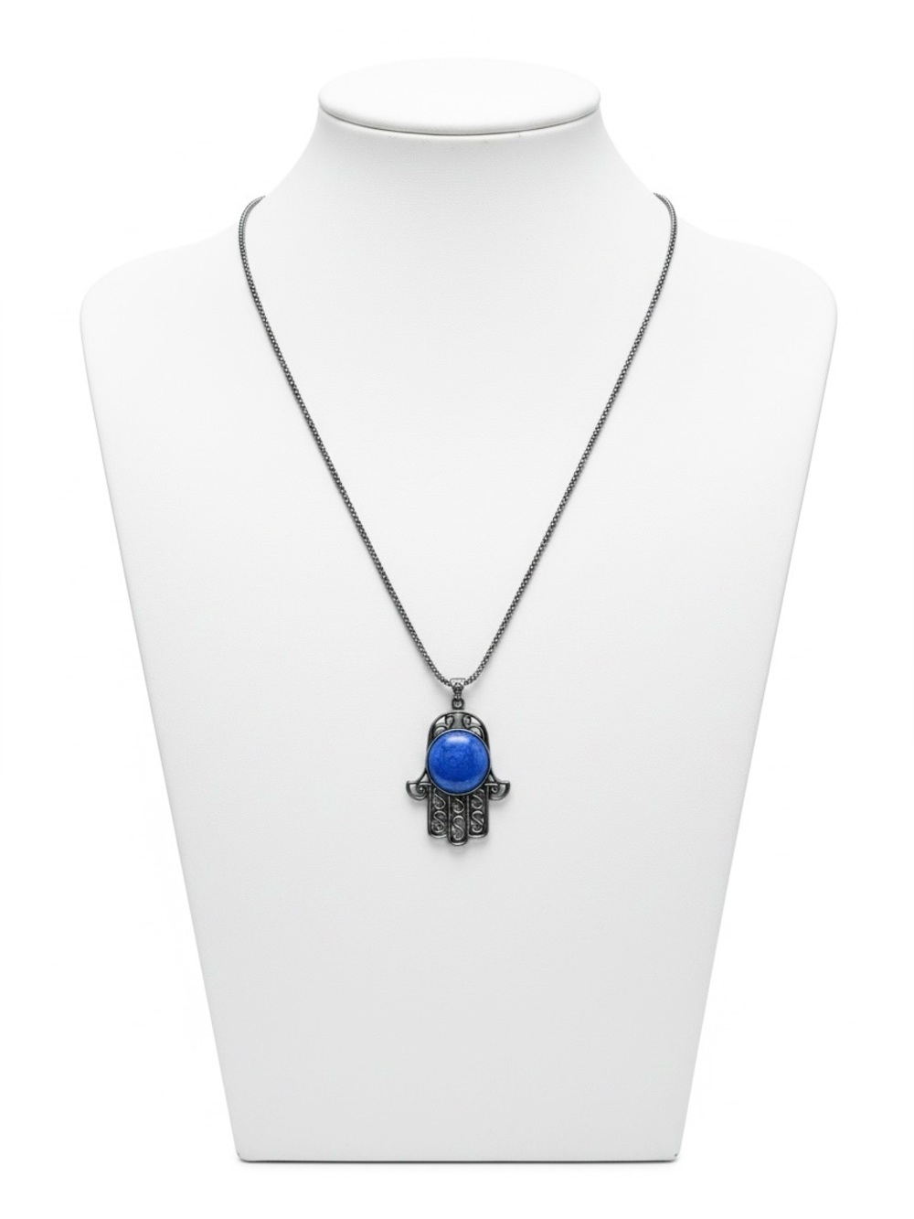 🔃Hamsa Fatima Hand Palm Pendant Necklace